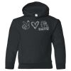 18500B Youth Heavy Blend Hooded Sweatshirt Thumbnail
